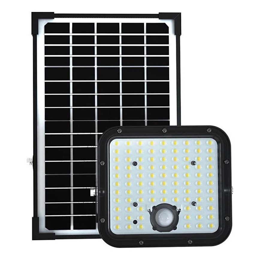 Riflettore LED solare con sensore LED/30W/6,4V 4000K + telecomando
