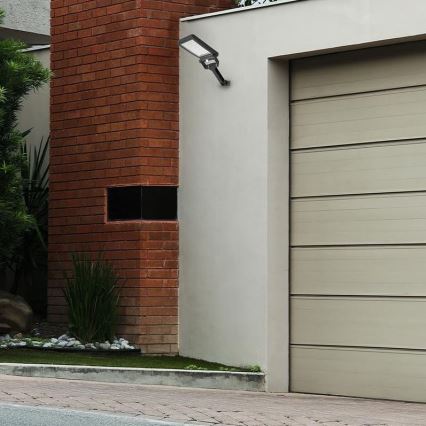 Riflettore LED solare con sensore LED/5W/3,7V 4000K 1500 mAh IP54 nero