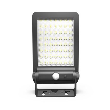 Riflettore LED solare con sensore LED/5W/3,7V 4000K 1500 mAh IP54 nero