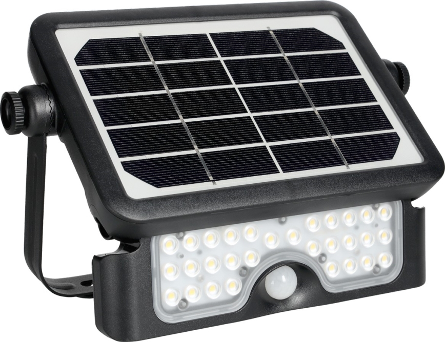 Riflettore LED solare con sensore LED/5W/3,7V 4000K IP65 3000 mAh