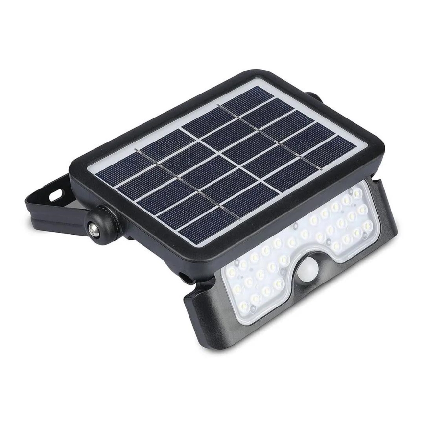 Riflettore LED solare con sensore LED/5W/3,7V IP65 4000K 3000 mAh