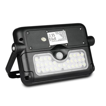Riflettore LED solare con sensore LED/5W/3,7V IP65 4000K 3000 mAh