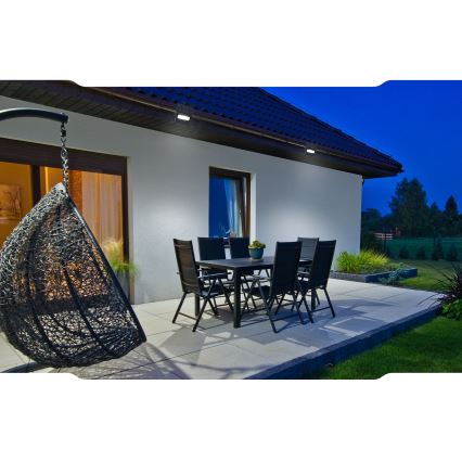 LED Proiettore solare con sensore di movimento e crepuscolare NOCTIS LED/2W/1800 mAh 3,7V 6000K IP65