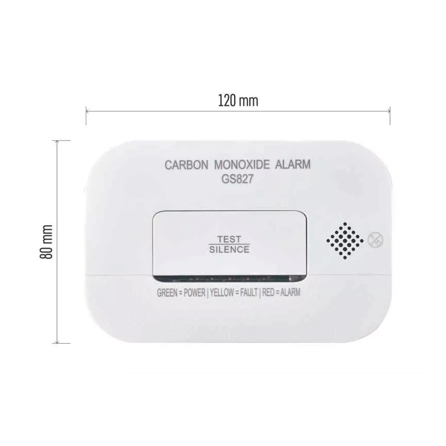 Rilevatore di monossido di carbonio 2xAA