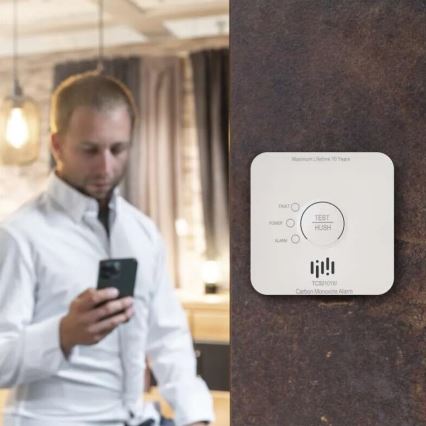 Rilevatore di monossido di carbonio GoSmart 2xAA Wi-Fi Tuya