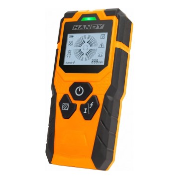 Rilevatore digitale multifunzionale 9V 1x6LR61 IP54 arancione
