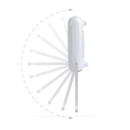 Riscaldatore da parete con portasalviette 2000W/230V IP22 bianco + telecomando