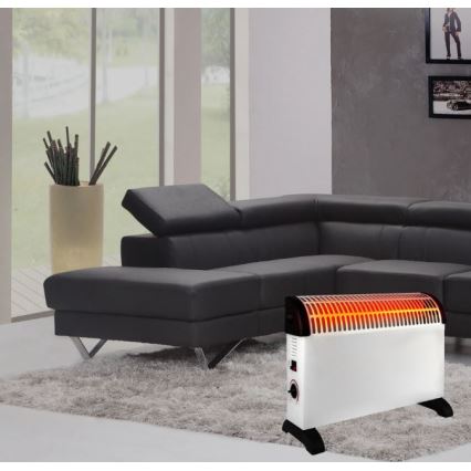 Riscaldatore elettrico a convettore 750/1250/2000W termostato