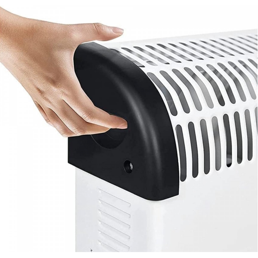 Riscaldatore elettrico a convettore 750/1250/2000W termostato