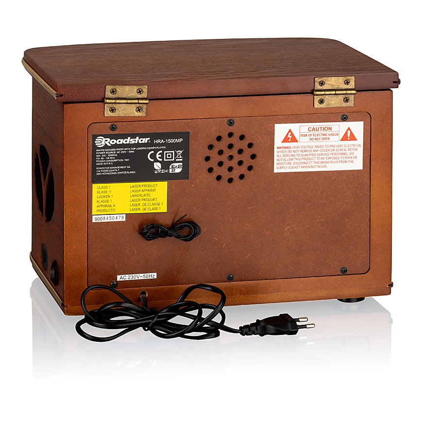 Roadstar HRA-1500UEMP - Radio con lettore CD e porta USB 32W/230V + telecomando