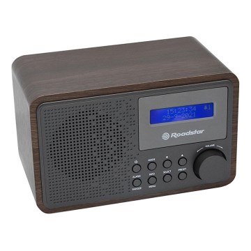 Roadstar HRA-700D+/WD - Radio con DAB+, FM e sveglia integrata 16W/230V/4xAA