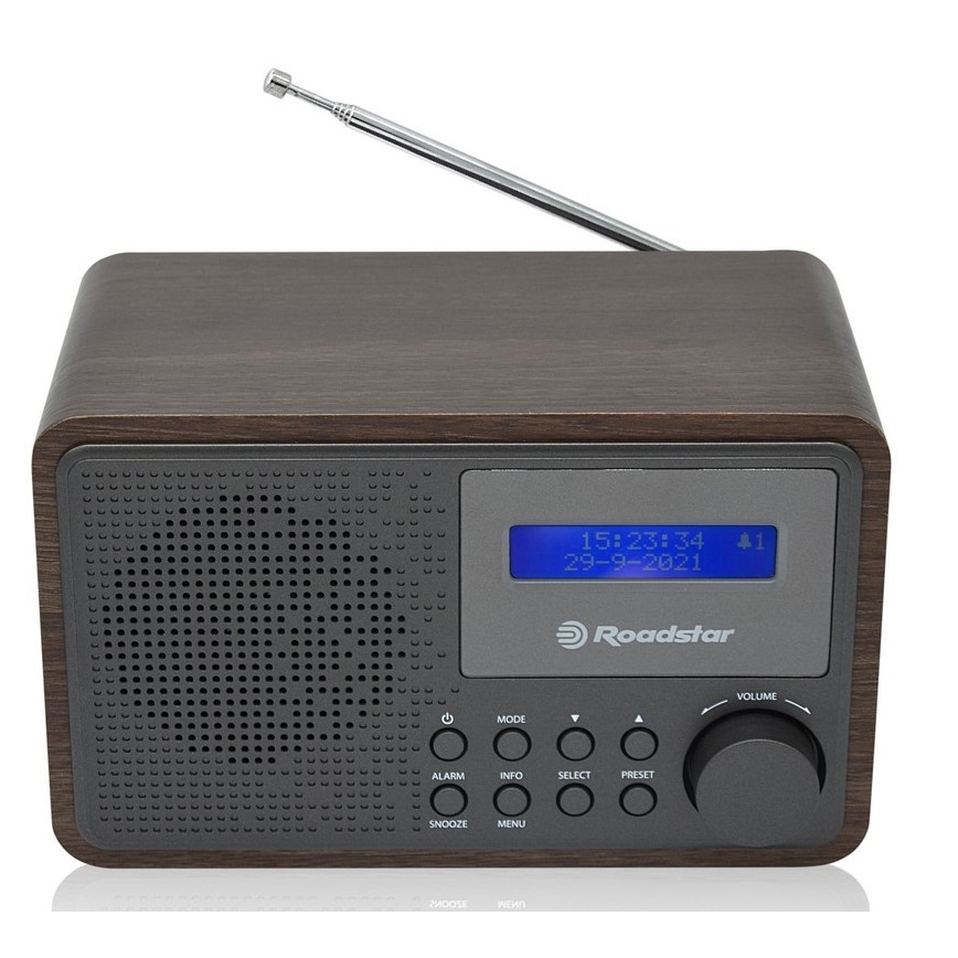Roadstar HRA-700D+/WD - Radio con DAB+, FM e sveglia integrata 16W/230V/4xAA