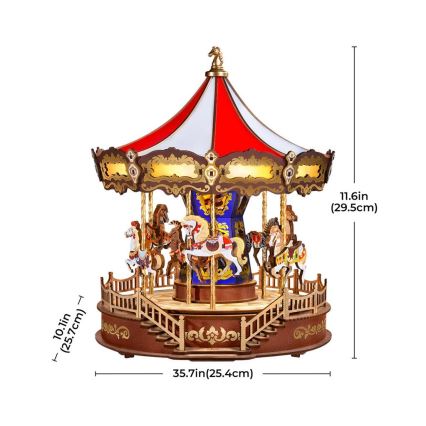 RoboTime - 3D puzzle carillon Classico giostra 5V