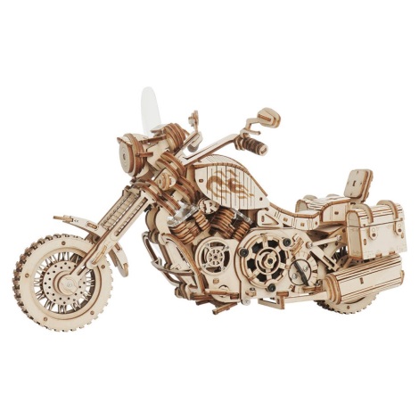 RoboTime - 3D puzzle meccanico in legno Moto cruiser