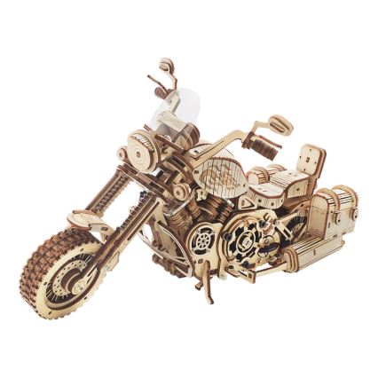 RoboTime - 3D puzzle meccanico in legno Moto cruiser