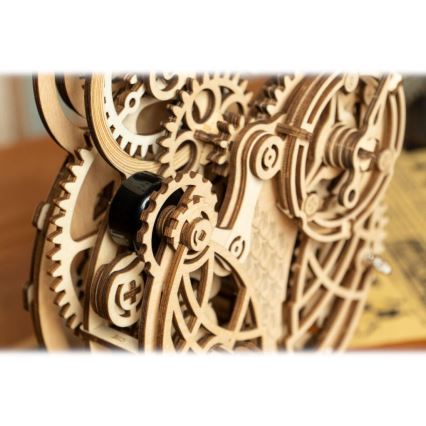 RoboTime - 3D puzzle meccanico in legno Orologio a gufo