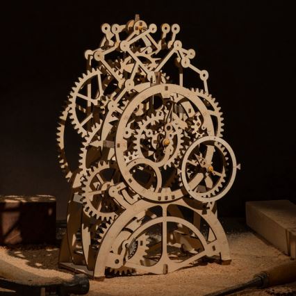 RoboTime - 3D puzzle meccanico in legno Orologio