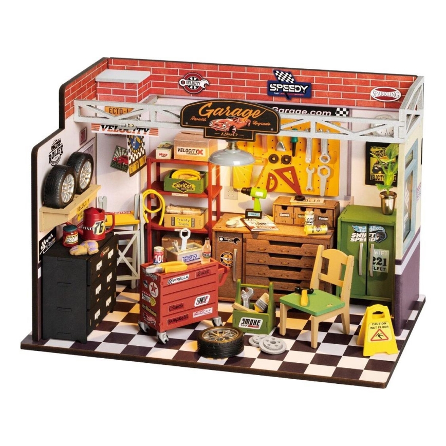 RoboTime - Casa in miniatura Garage 2xAAA