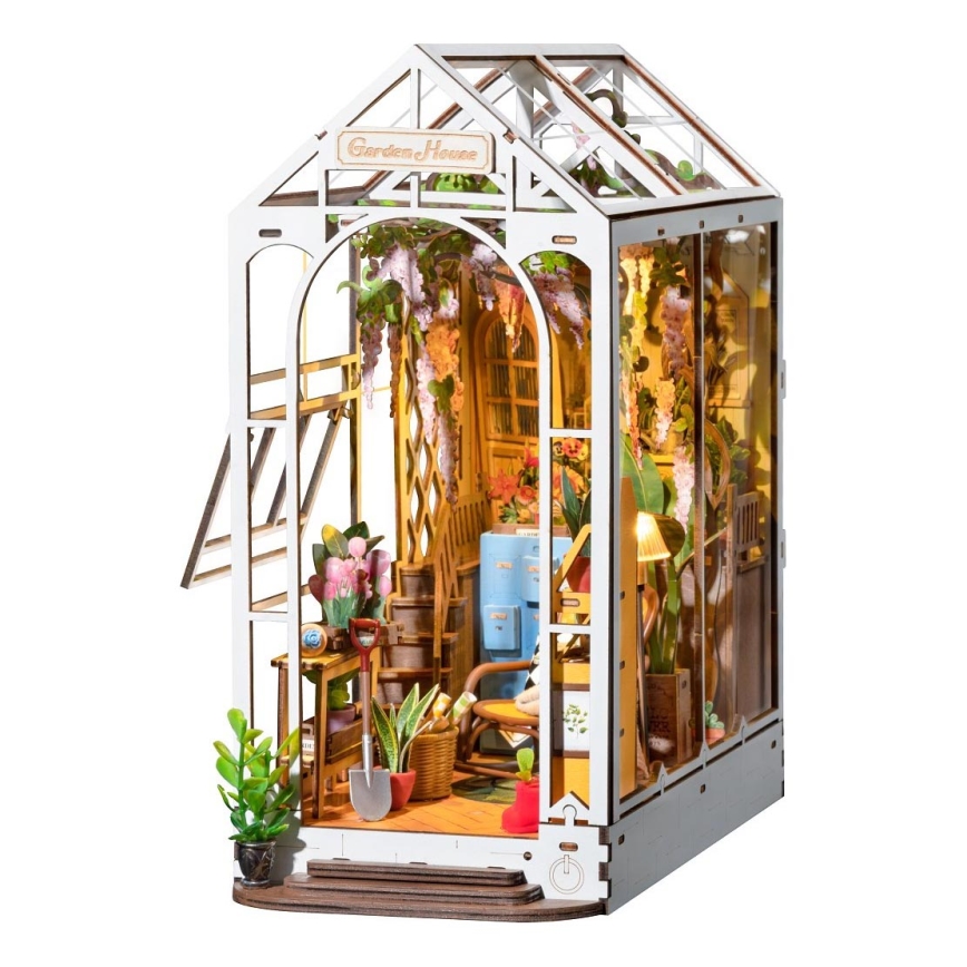 RoboTime - LED Fermalibri Giardino casa 3D puzzle 2xAAA