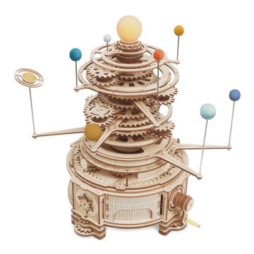 RoboTime - Puzzle meccanico in legno 3D Planetario