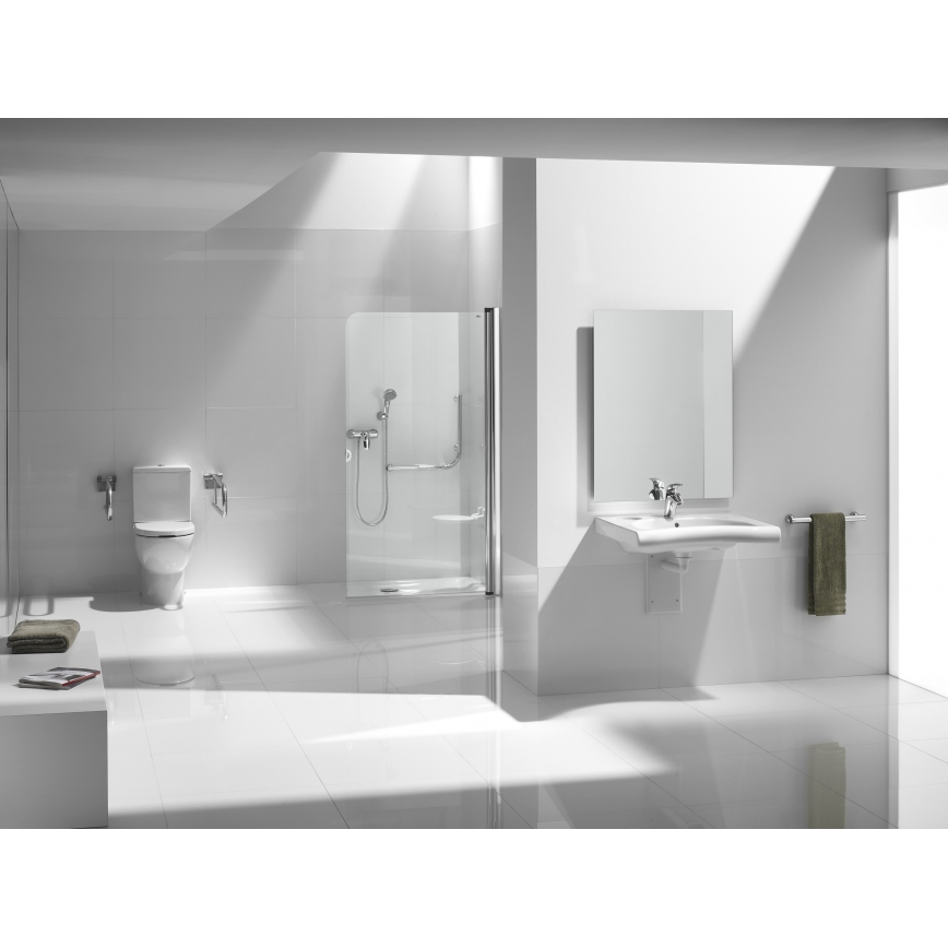 Roca A341242000 - Cassetta di risciacquo MERIDIAN, attacco inferiore, ceramica/bianco