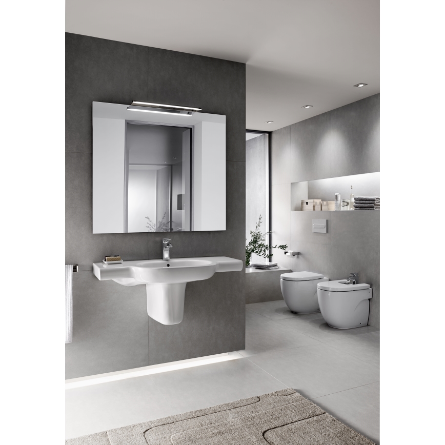 Roca A357247000 - Bidet a pavimento MERIDIAN in ceramica/bianco