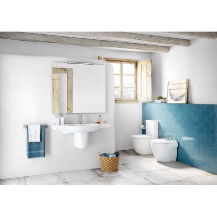 Roca A357247000 - Bidet a pavimento MERIDIAN in ceramica/bianco