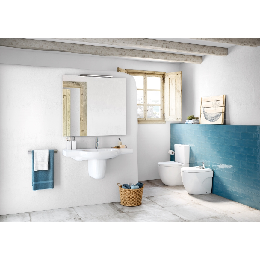 Roca A357247000 - Bidet a pavimento MERIDIAN in ceramica/bianco