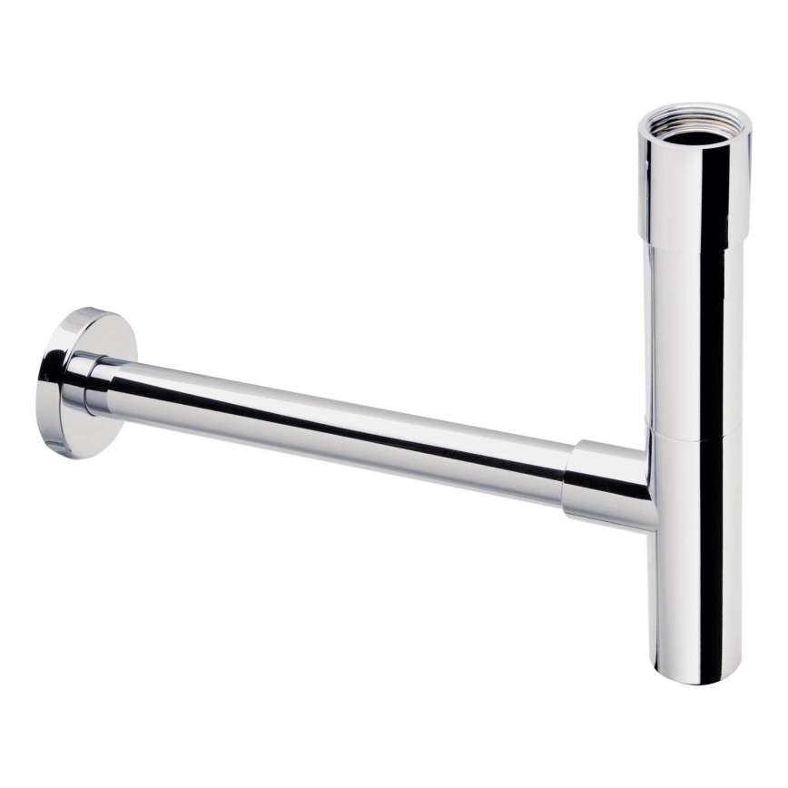 Roca A506403110 - Sifone per lavabo rotondo ROCA cromato lucido