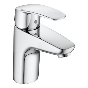 Roca A5A3298C00 - Miscelatore monocomando per lavabo MONODIN 15,3 cm, cromo lucido