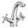 Roca A5A3A4BC00 - Miscelatore per lavabo + scarico con troppopieno CARMEN RETRO 17,8 cm cromo lucido