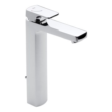 Roca A5A3G01C00 - Miscelatore per lavabo con beccuccio L90 27,6 cm, cromato lucido