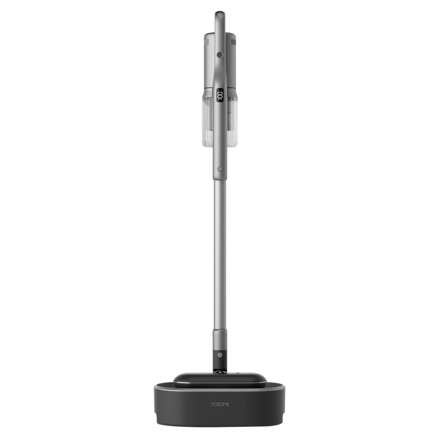 ROIDMI RI-X30VX - Aspirapolvere a bastone 2in1 con LED display e accessori 435W/2500mAh cromo opaco