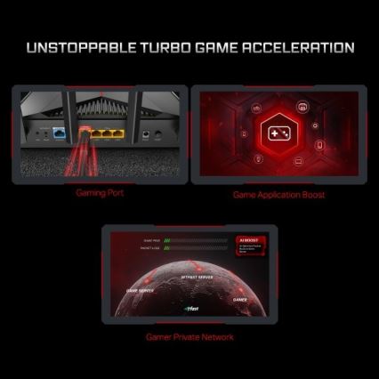 Router Gaming Wi‑Fi 7 a doppia banda