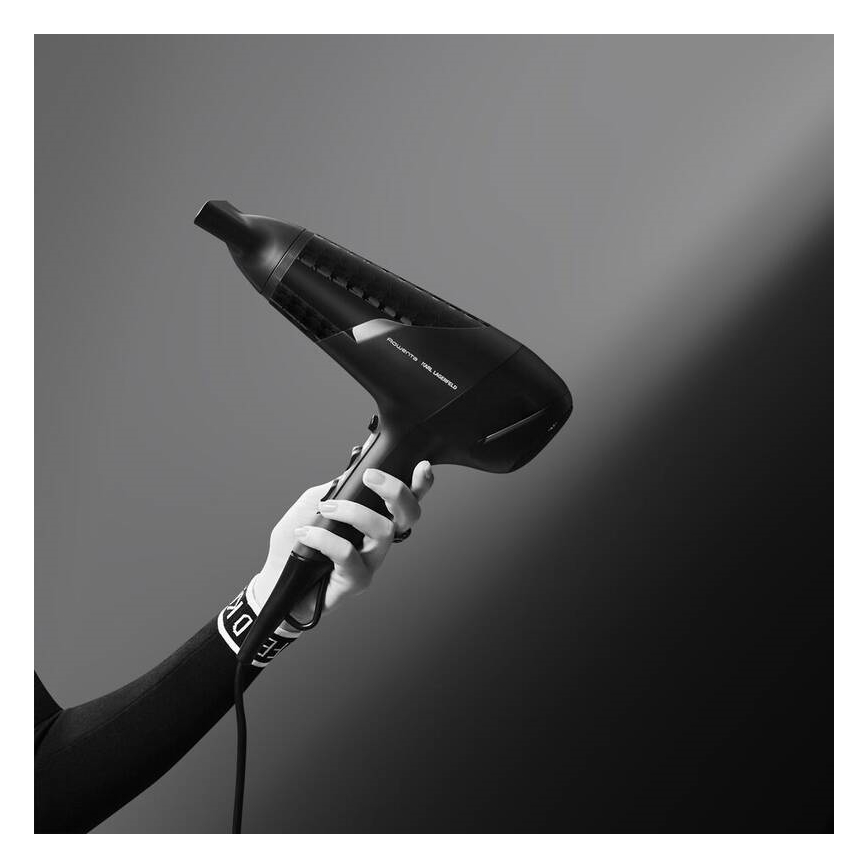 Rowenta - Asciugacapelli KARL LAGERFELD STUDIO DRY 2100W/230V nero