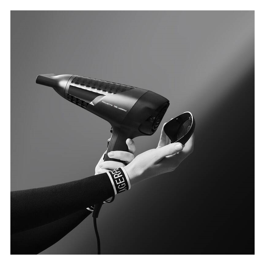 Rowenta - Asciugacapelli KARL LAGERFELD STUDIO DRY 2100W/230V nero