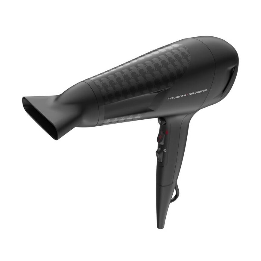 Rowenta - Asciugacapelli KARL LAGERFELD STUDIO DRY 2100W/230V nero