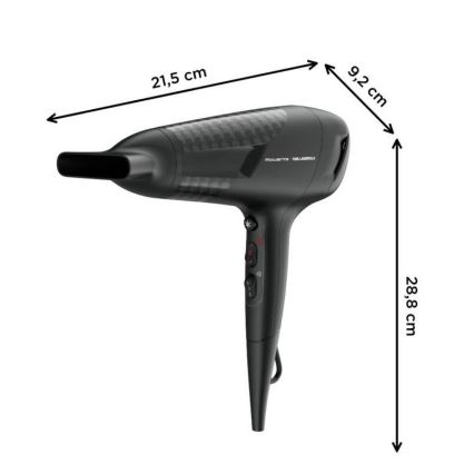 Rowenta - Asciugacapelli KARL LAGERFELD STUDIO DRY 2100W/230V nero
