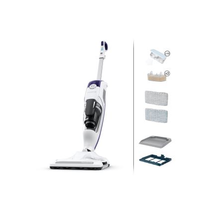 Rowenta - Aspirapolvere 2 in 1 con mop a vapore CLEAN&STEAM