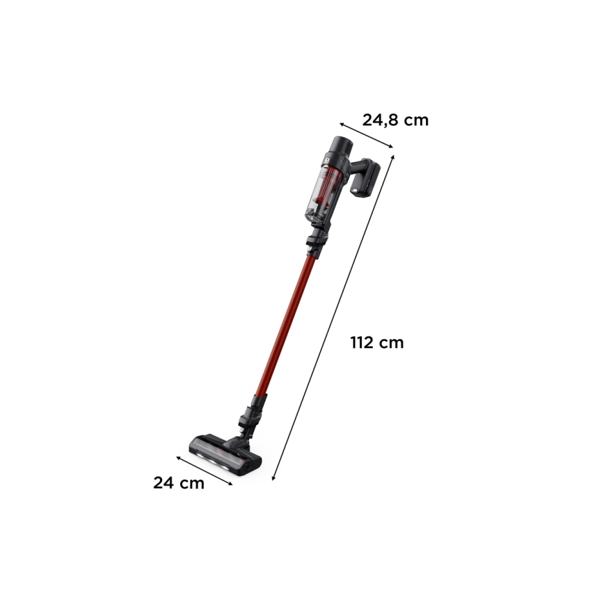 Rowenta - Aspirapolvere a bastone 2in1 X-PERT ANIMAL 140W/18V rosso