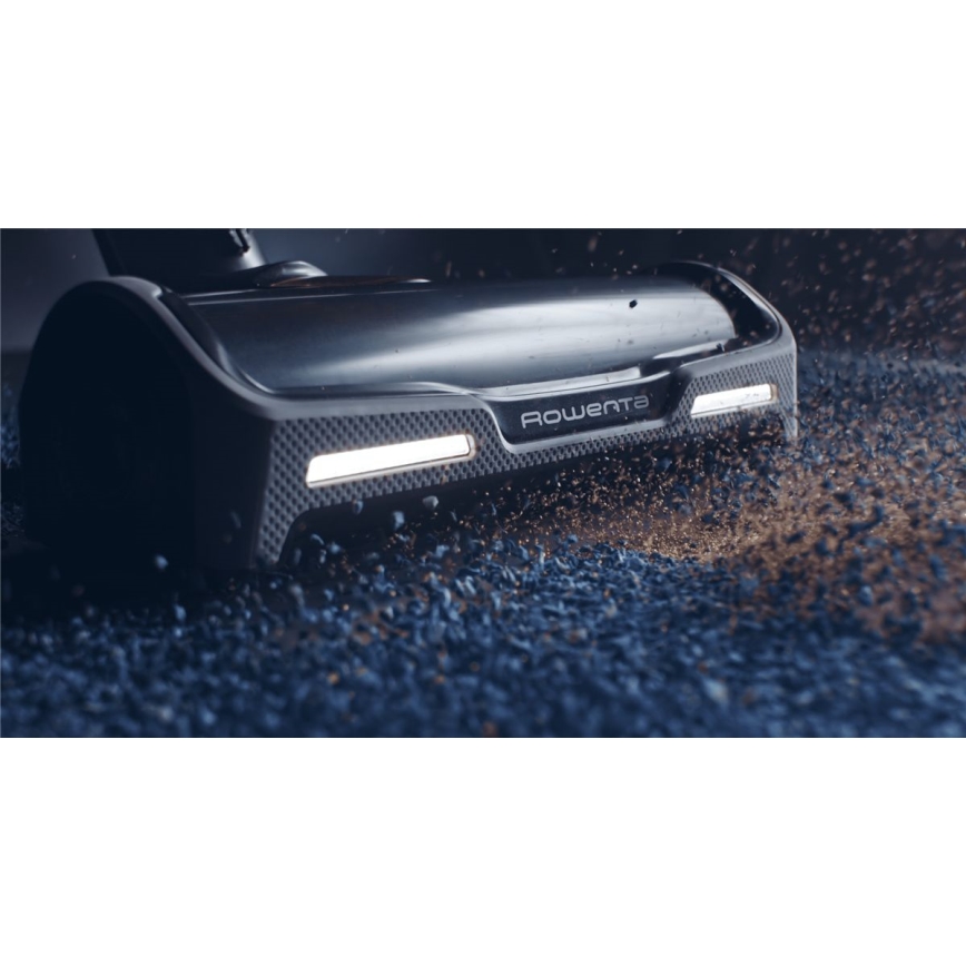 Rowenta - Aspirapolvere a bastone con uno spazzolone X-FORCE FLEX ANIMAL AQUA AUTO 3in1 480W/32,4V 2500 mAh blu