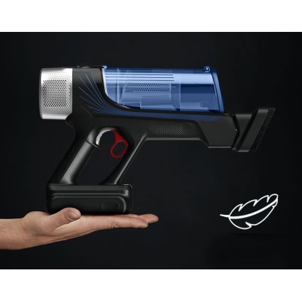 Rowenta - Aspirapolvere a bastone con uno spazzolone X-FORCE FLEX ANIMAL AQUA AUTO 4in1 250W/25,2V 2500 mAh nero/blu