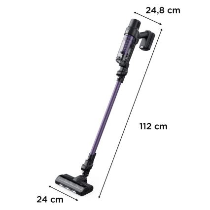 Rowenta - Aspirapolvere a bastone X-PERT 2in1 140W/18V 2500 mAh viola