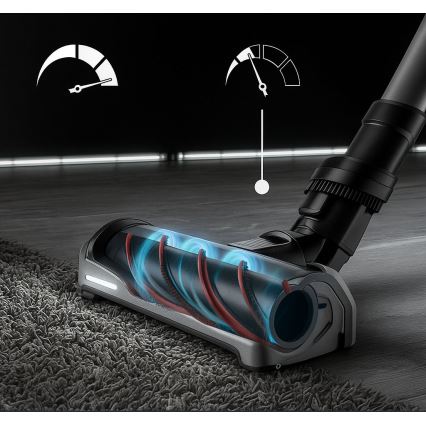 Rowenta - Aspirapolvere a bastone con mop X-FORCE FLEX ANIMAL AQUA AUTO 3 in 1 480W/32,4V 2500 mAh blu