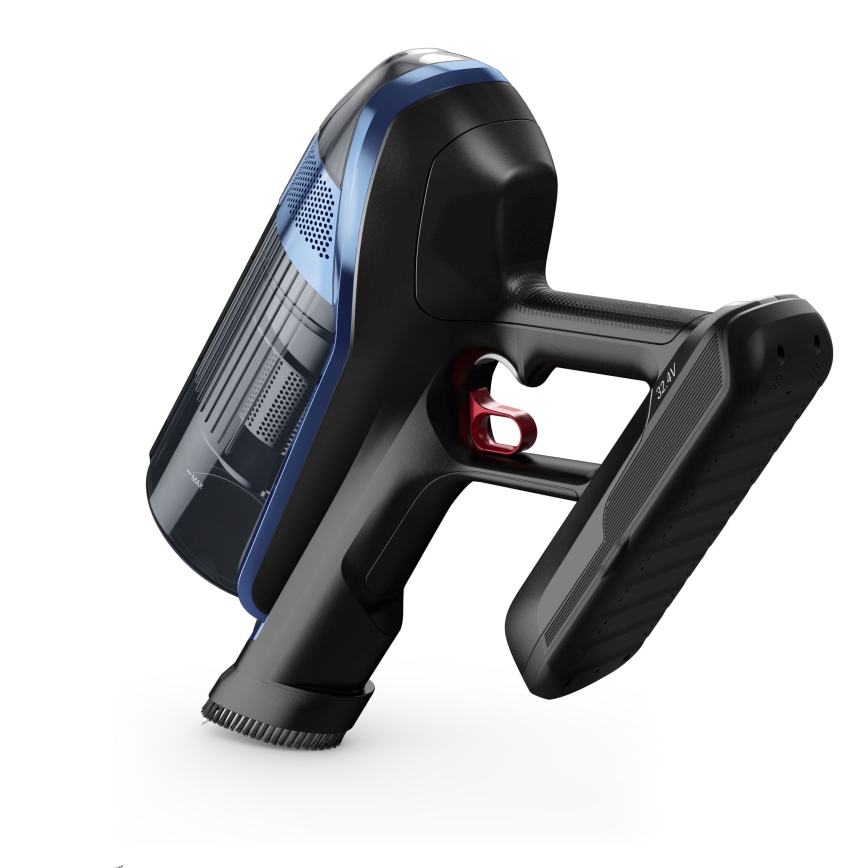 Rowenta - Aspirapolvere a bastone con mop X-FORCE FLEX ANIMAL AQUA AUTO 3 in 1 480W/32,4V 2500 mAh blu
