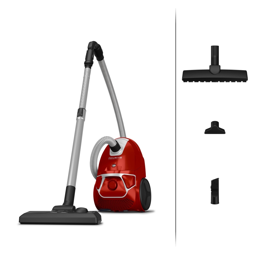 Rowenta - Aspirapolvere a sacchetto COMPACT POWER 750W/230V rosso