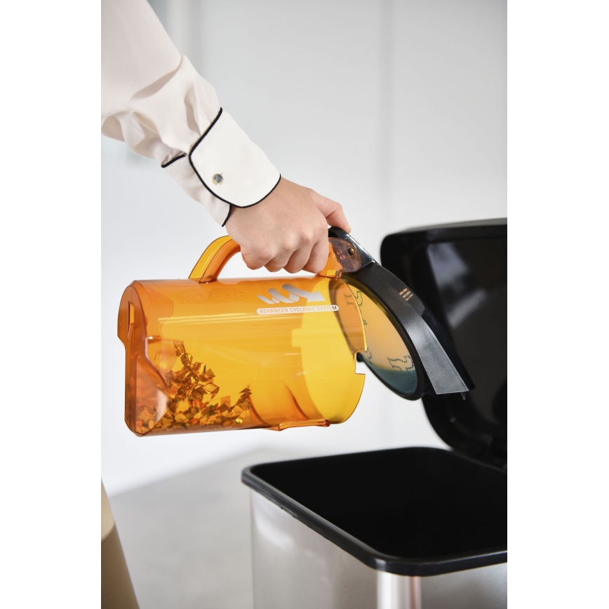 Rowenta - Aspirapolvere senza sacco COMPACT POWER 1,5l 750W/230V nero/arancione