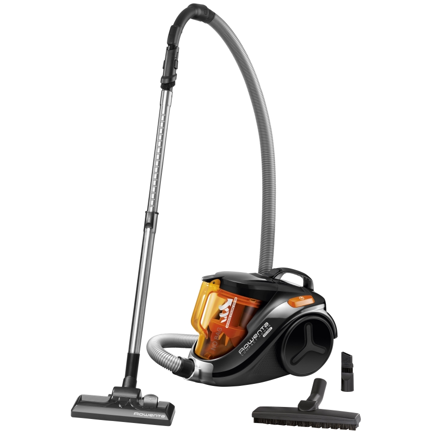 Rowenta - Aspirapolvere senza sacco COMPACT POWER 1,5l 750W/230V nero/arancione