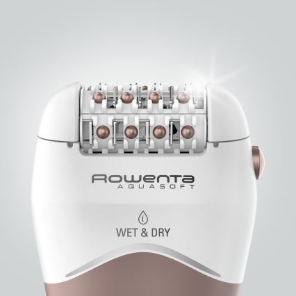 Rowenta - Epilatore WET&DRY 4,5W/5V 600 mAh beige/oro