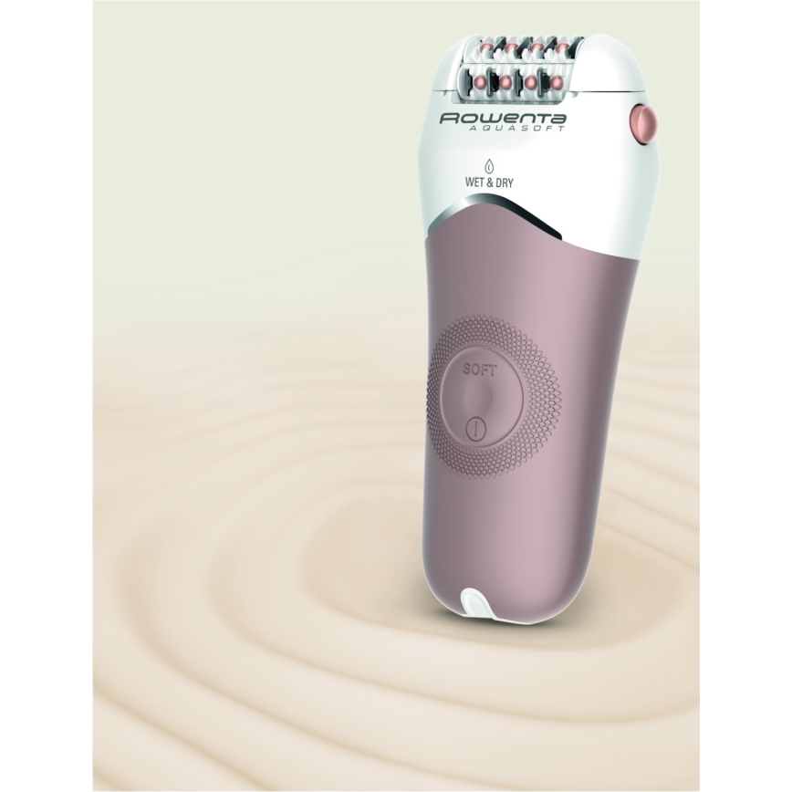 Rowenta - Epilatore WET&DRY 4,5W/5V 600 mAh beige/oro